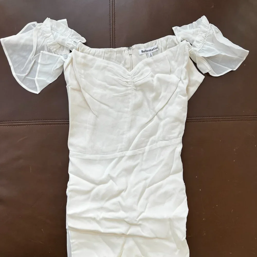 Reformation Butterfly Dress | Ivory🎉SALE 🎀 NEW - Picture 11 of 15